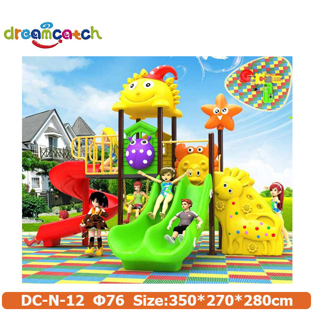China best outdoor wooden playground equipment tube slide manufacturers