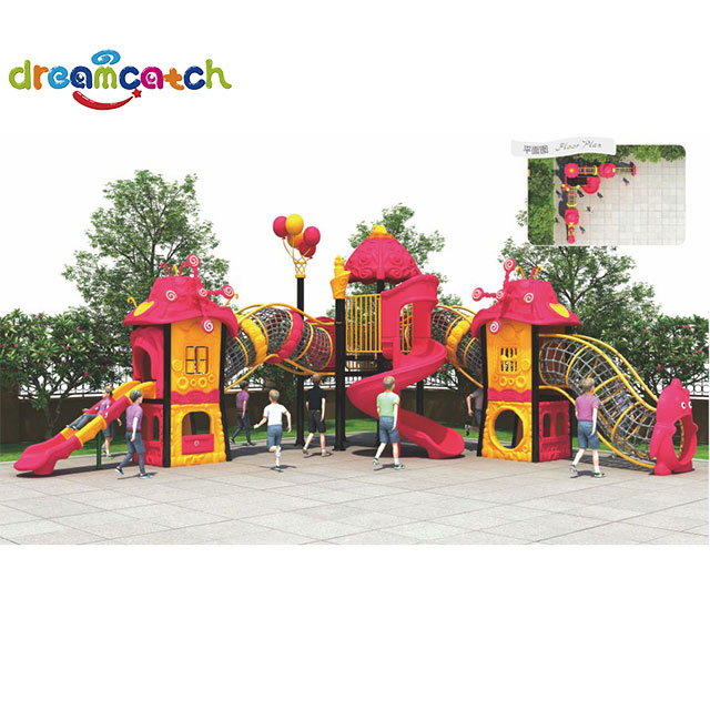 China China Plastic Commercial Slide Kids Outdoor Playground Equipment manufacturers, China