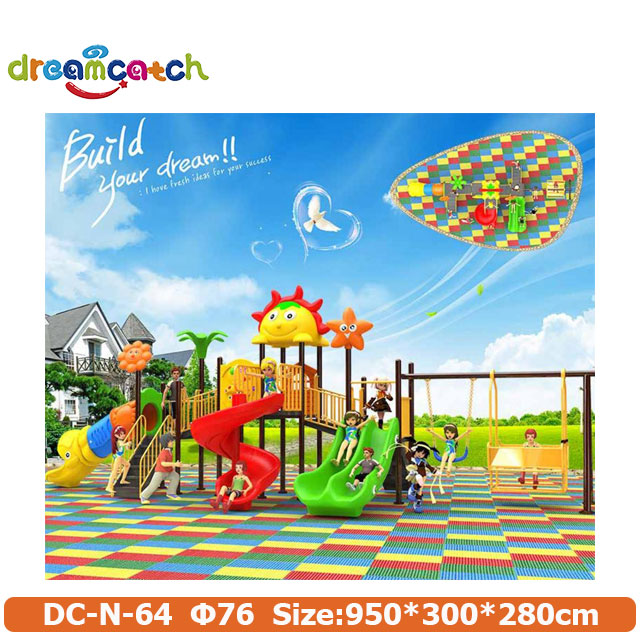 China Customized Large Amusement Park Outdoor Playgrounds Tube Slide